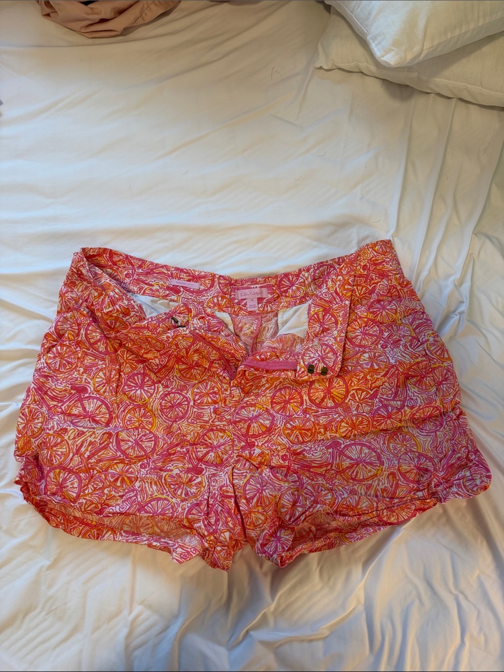 Lilly Pulitzer Callahan Shorts Pink Label Citrus